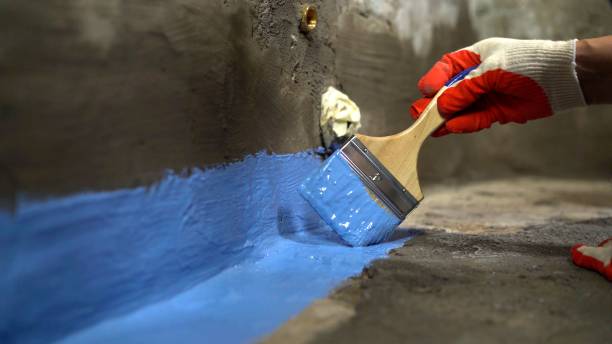 Commercial Interior Drainage System project at a Trinity, NC business property by SJ Waterproofing Pros